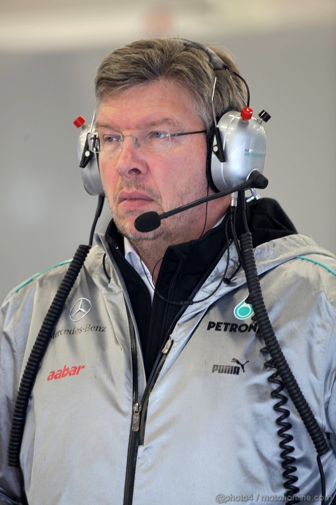 GP GRAN BRETAGNA, 06.07.2012- Prove Libere 1, Ross Brawn (GBR), Team Principal, Mercedes GP 
