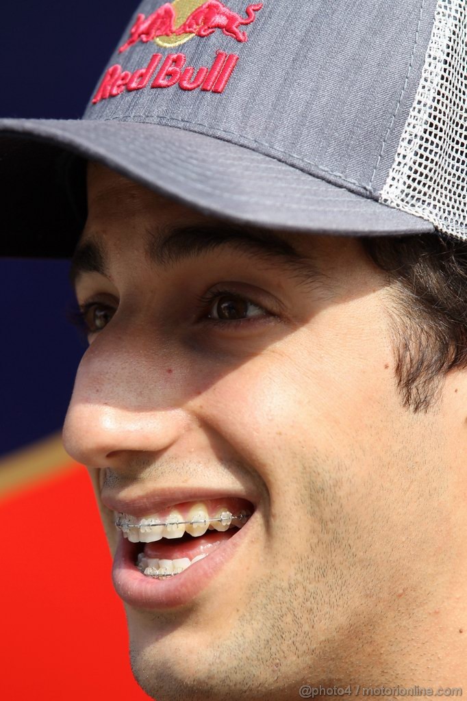 GP GRAN BRETAGNA, 06.07.2012- Prove Libere 1, Daniel Ricciardo (AUS) Scuderia Toro Rosso STR7 