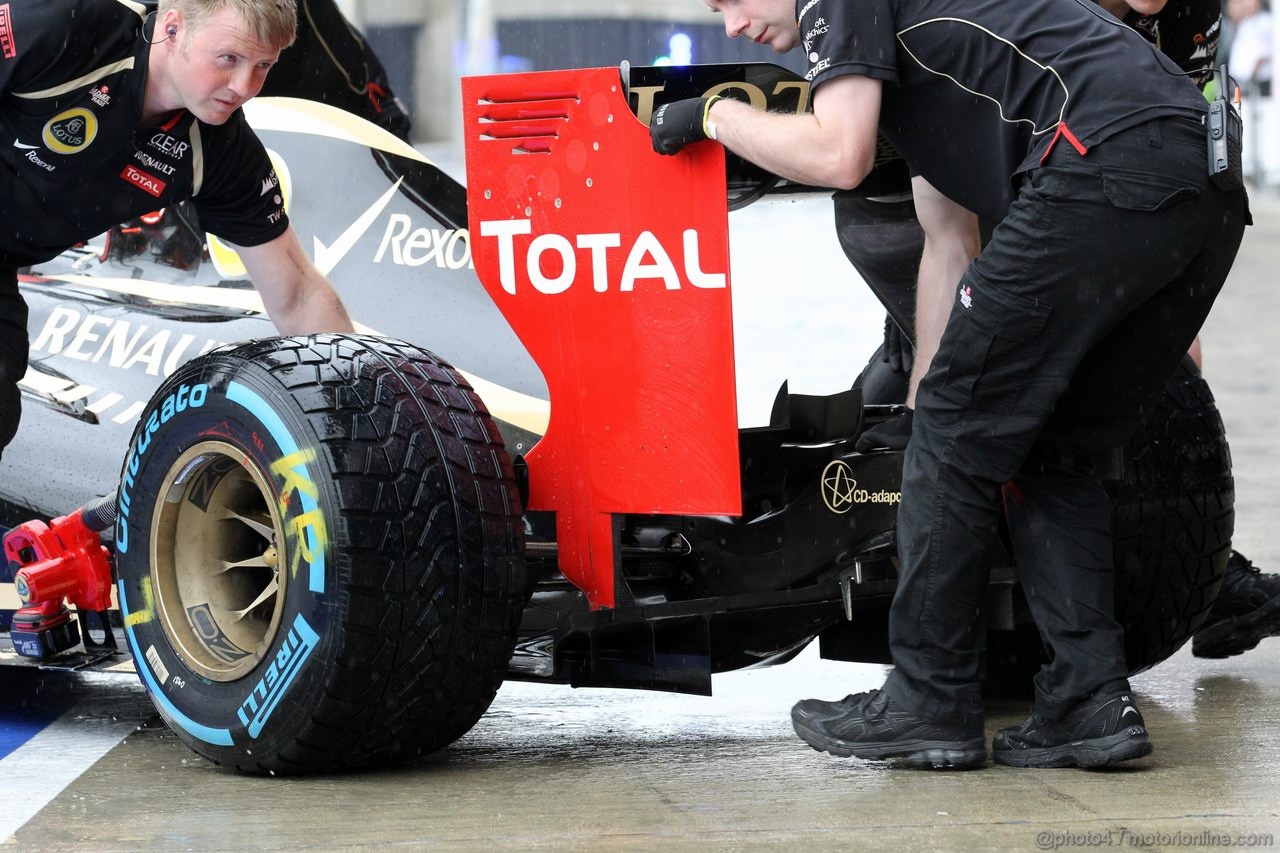 GP GRAN BRETAGNA, 06.07.2012- Prove Libere 1,  Lotus F1 Team E20 
