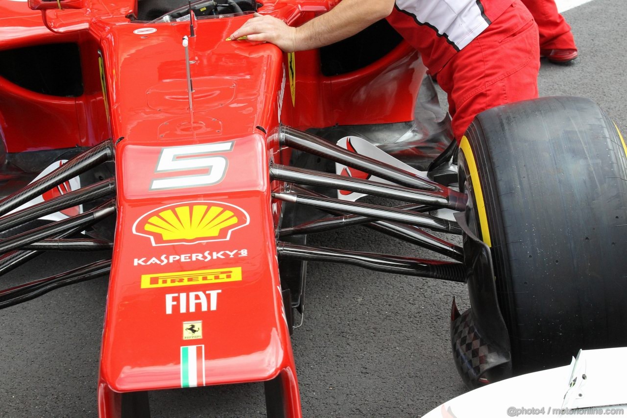 GP GRAN BRETAGNA, 06.07.2012- Prove Libere 1, Fernando Alonso (ESP) Ferrari F2012 
