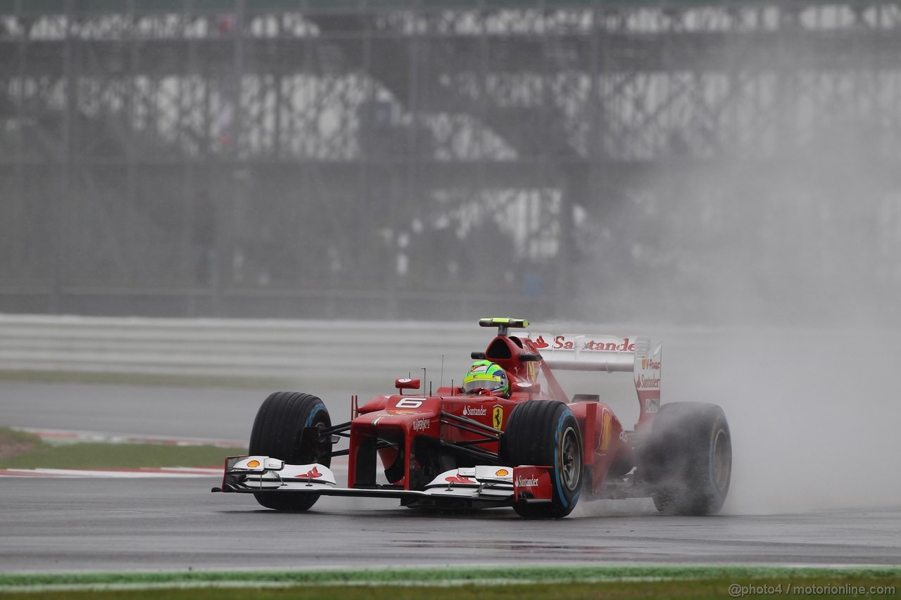 GP GRAN BRETAGNA, 06.07.2012- Prove Libere 1, Felipe Massa (BRA) Ferrari F2012 