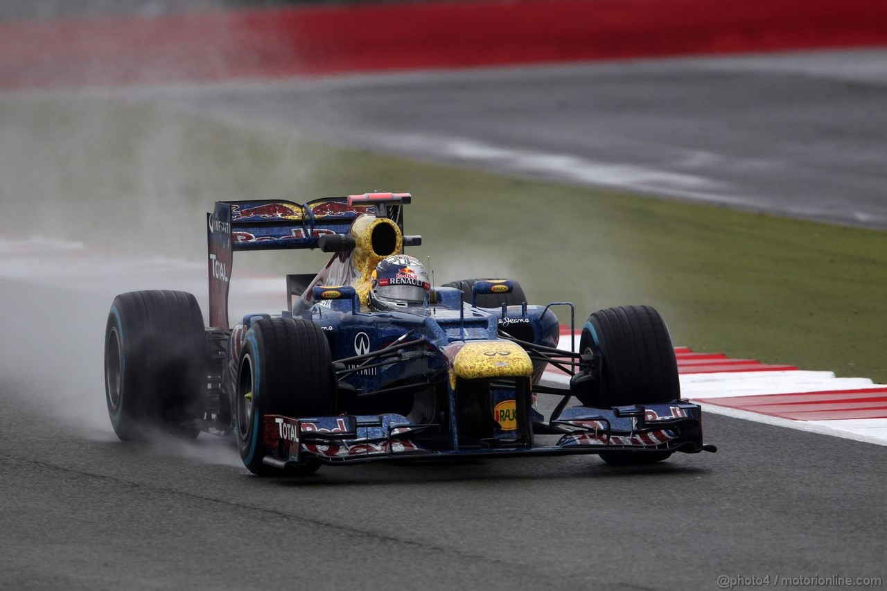 GP GRAN BRETAGNA, 06.07.2012- Prove Libere 1, Sebastian Vettel (GER) Red Bull Racing RB8 
