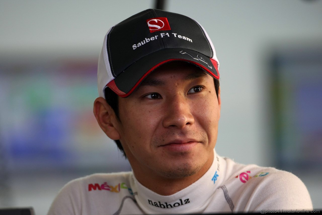 GP GRAN BRETAGNA, 06.07.2012- Prove Libere 2, Kamui Kobayashi (JAP) Sauber F1 Team C31 