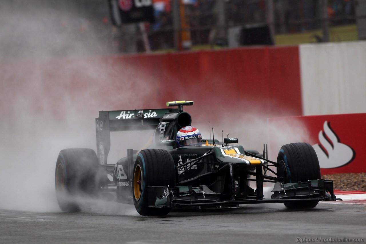 GP GRAN BRETAGNA, 06.07.2012- Prove Libere 2, Vitaly Petrov (RUS) Caterham F1 Team CT01 