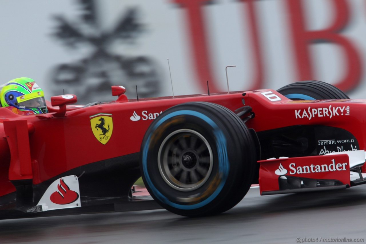 GP GRAN BRETAGNA, 06.07.2012- Prove Libere 2, Felipe Massa (BRA) Ferrari F2012 