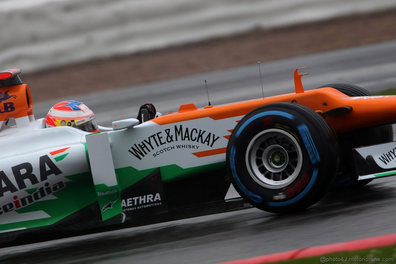 GP GRAN BRETAGNA, 06.07.2012- Prove Libere 2, Paul di Resta (GBR) Sahara Force India F1 Team VJM05 