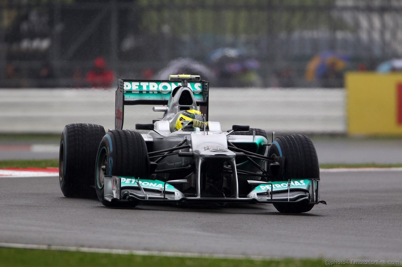 GP GRAN BRETAGNA, 06.07.2012- Prove Libere 2, Nico Rosberg (GER) Mercedes AMG F1 W03 