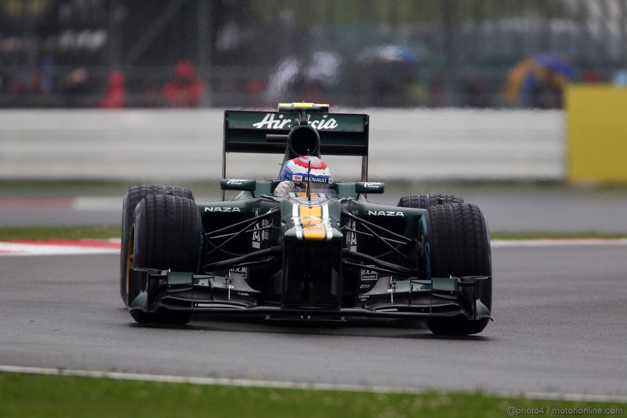GP GRAN BRETAGNA, 06.07.2012- Prove Libere 2, Vitaly Petrov (RUS) Caterham F1 Team CT01 
