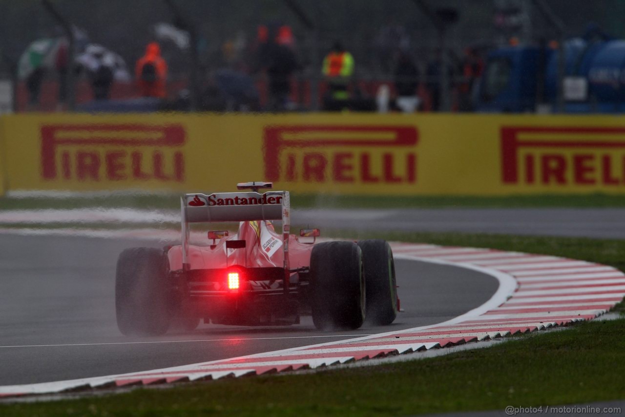 GP GRAN BRETAGNA, 06.07.2012- Prove Libere 2, Fernando Alonso (ESP) Ferrari F2012 