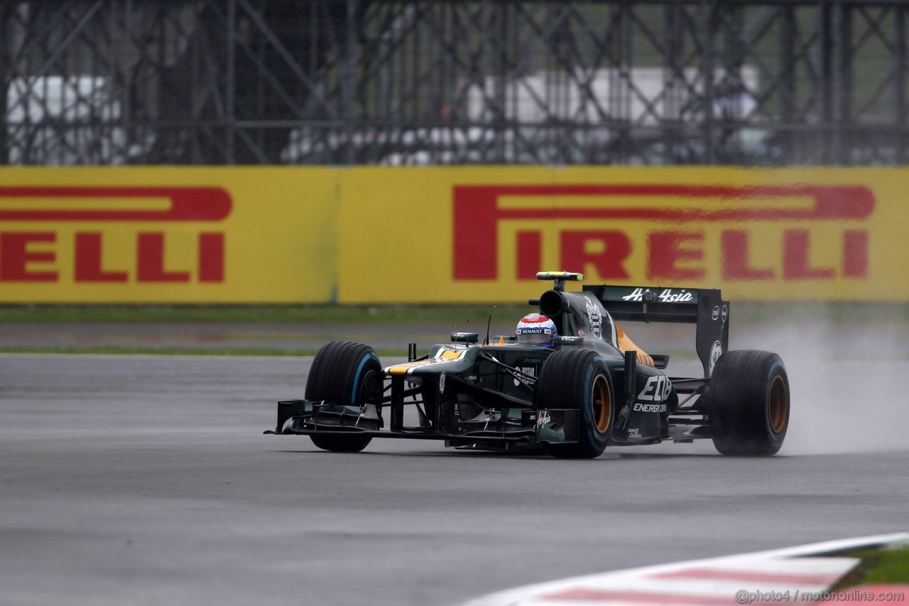 GP GRAN BRETAGNA, 06.07.2012- Prove Libere 2, Vitaly Petrov (RUS) Caterham F1 Team CT01 