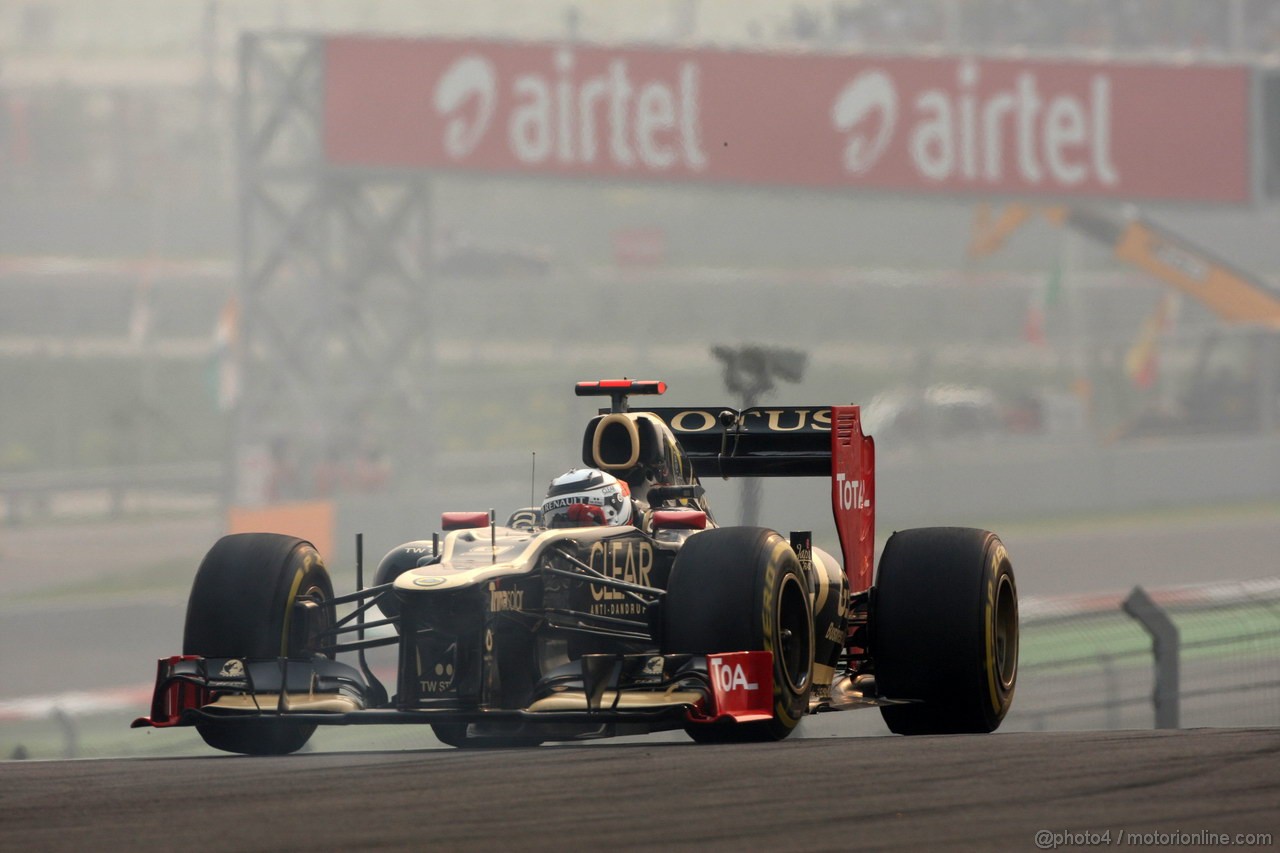 GP INDIA, 28.10.2012- Gara, Kimi Raikkonen (FIN) Lotus F1 Team E20 