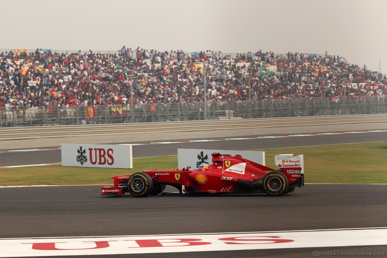 GP INDIA, 28.10.2012- Gara, Fernando Alonso (ESP) Ferrari F2012 