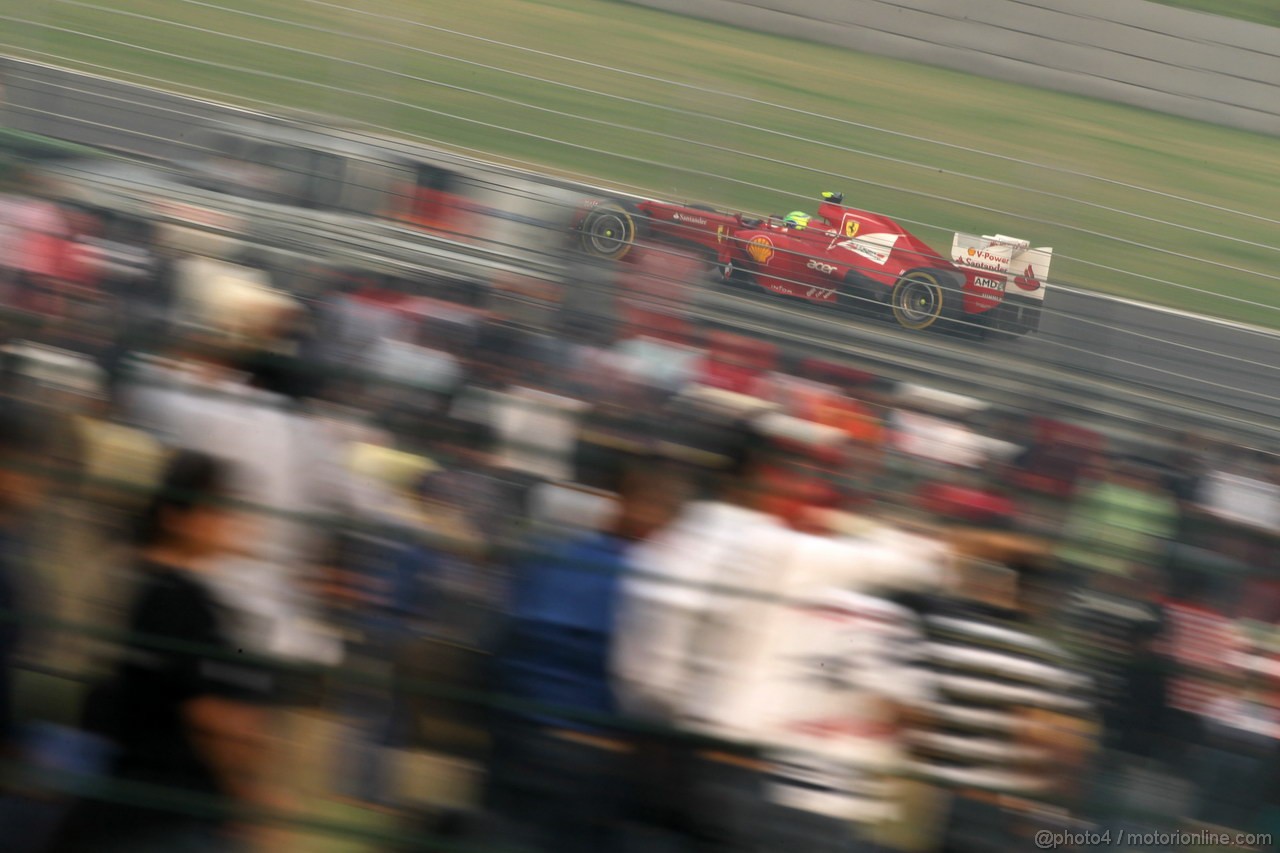 GP INDIA, 28.10.2012- Gara, Felipe Massa (BRA) Ferrari F2012 