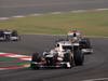 GP INDIA, 28.10.2012- Gara, Kamui Kobayashi (JAP) Sauber F1 Team C31 davanti a Pastor Maldonado (VEN) Williams F1 Team FW34 