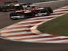 GP INDIA, 28.10.2012- Gara, Felipe Massa (BRA) Ferrari F2012 e Kimi Raikkonen (FIN) Lotus F1 Team E20 