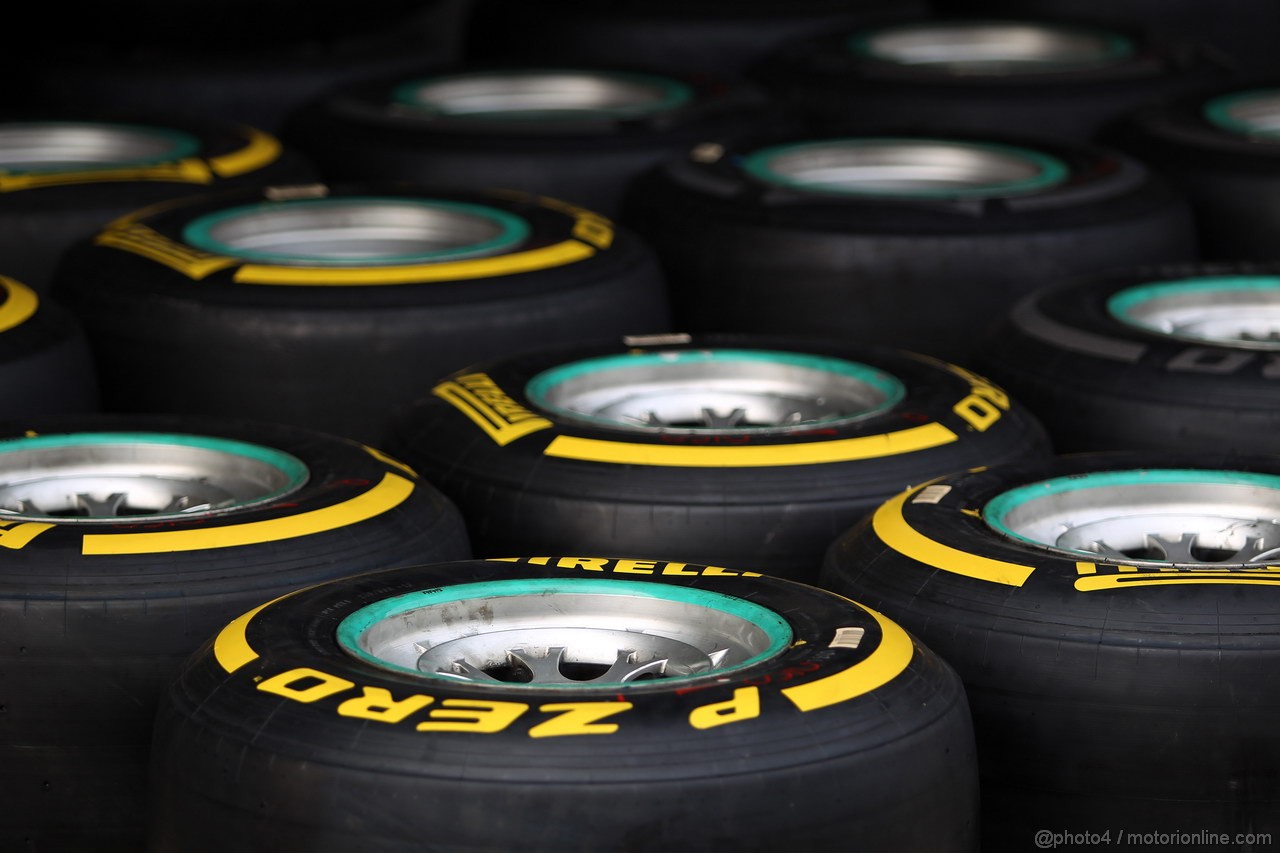 GP INDIA, 25.10.2012- OZ Wheels e Pirelli Tyres 