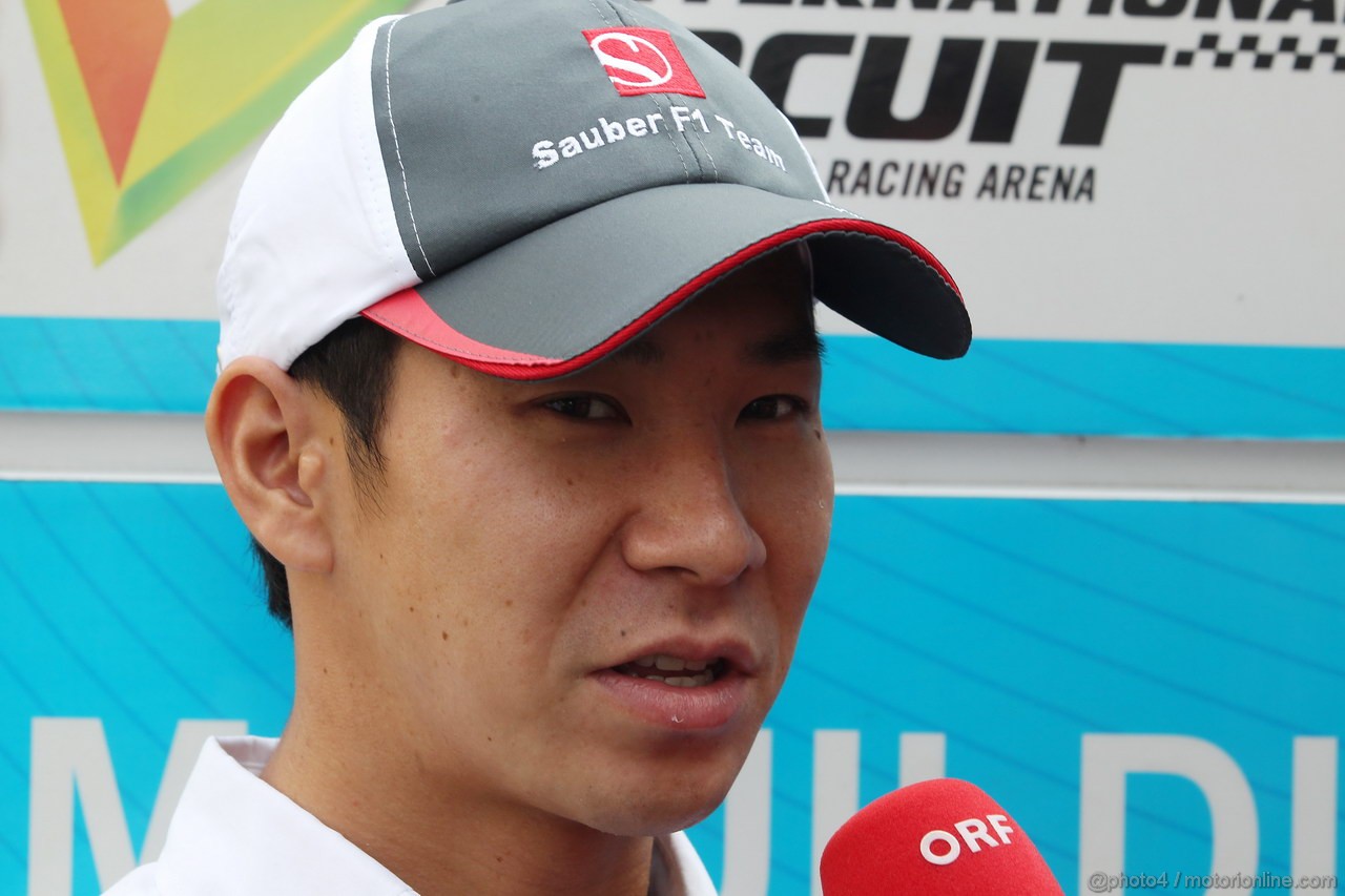 GP INDIA, 25.10.2012- Kamui Kobayashi (JAP) Sauber F1 Team C31