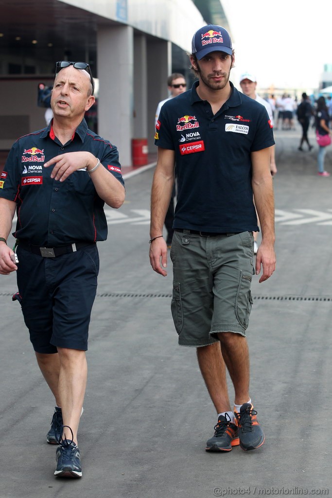 GP INDIA, 25.10.2012- Jean-Eric Vergne (FRA) Scuderia Toro Rosso STR7 