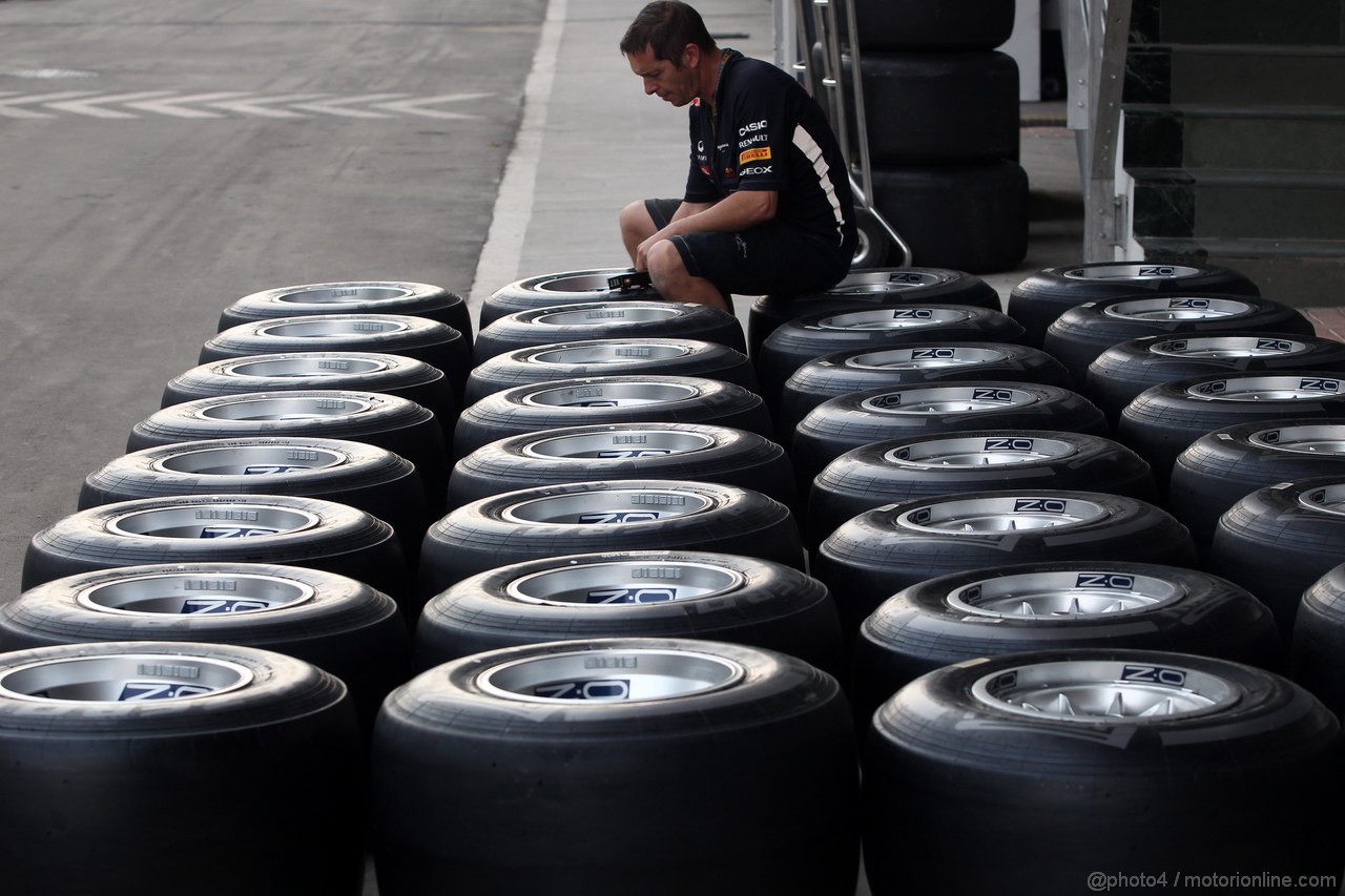 GP INDIA, 25.10.2012- OZ Wheels e Pirelli Tyres