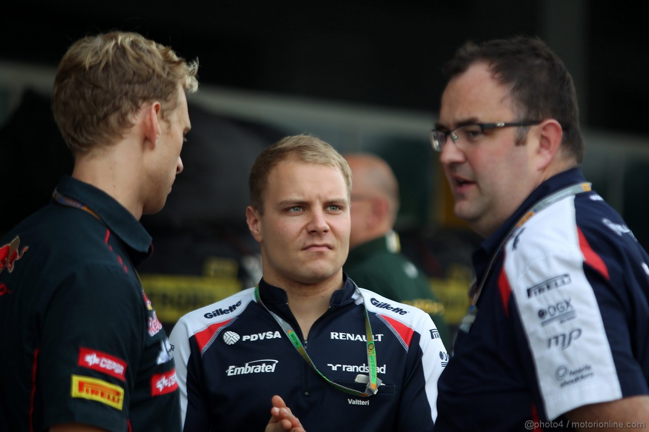 GP INDIA, 25.10.2012- Valtteri Bottas (FIN), Test Driver, Williams F1 Team 