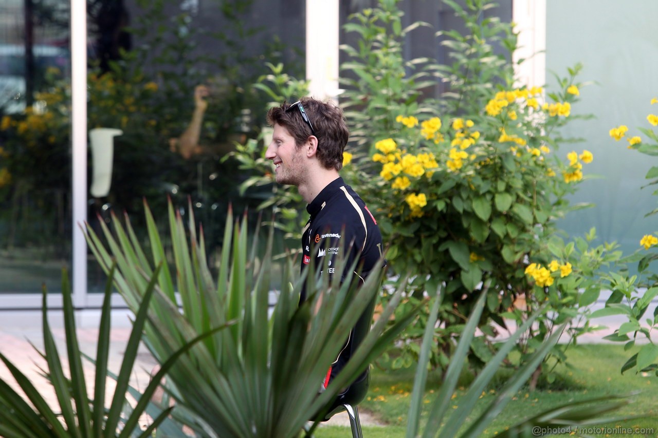 GP INDIA, 25.10.2012- Romain Grosjean (FRA) Lotus F1 Team E20