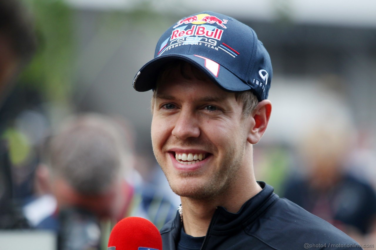 GP INDIA, 25.10.2012- Sebastian Vettel (GER) Red Bull Racing RB8