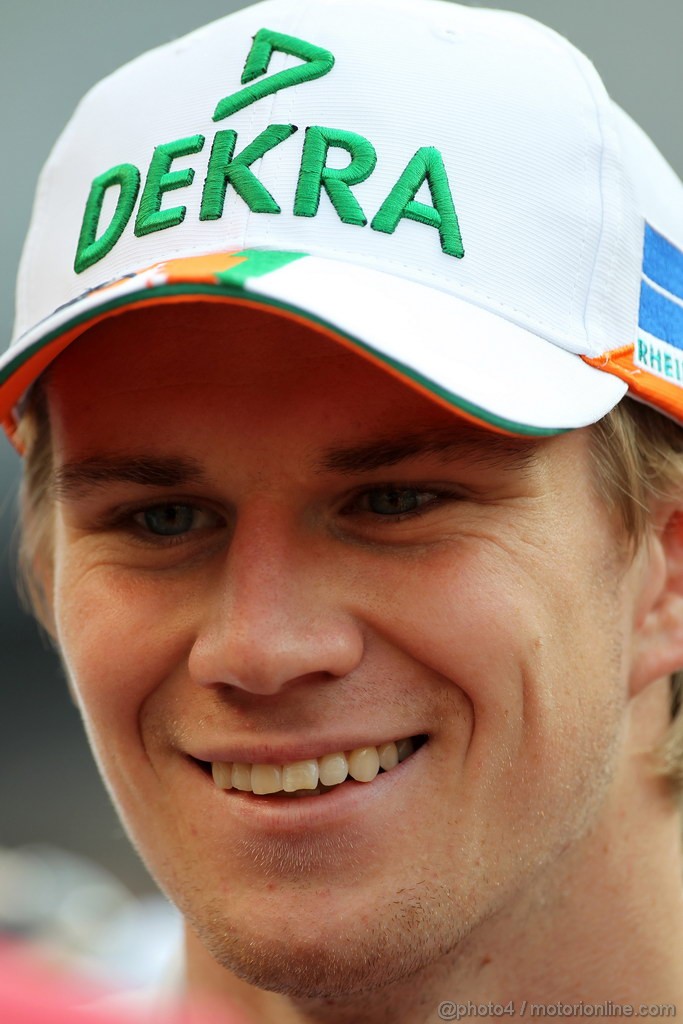 GP INDIA, 25.10.2012- Nico Hulkenberg (GER) Sahara Force India F1 Team VJM05 