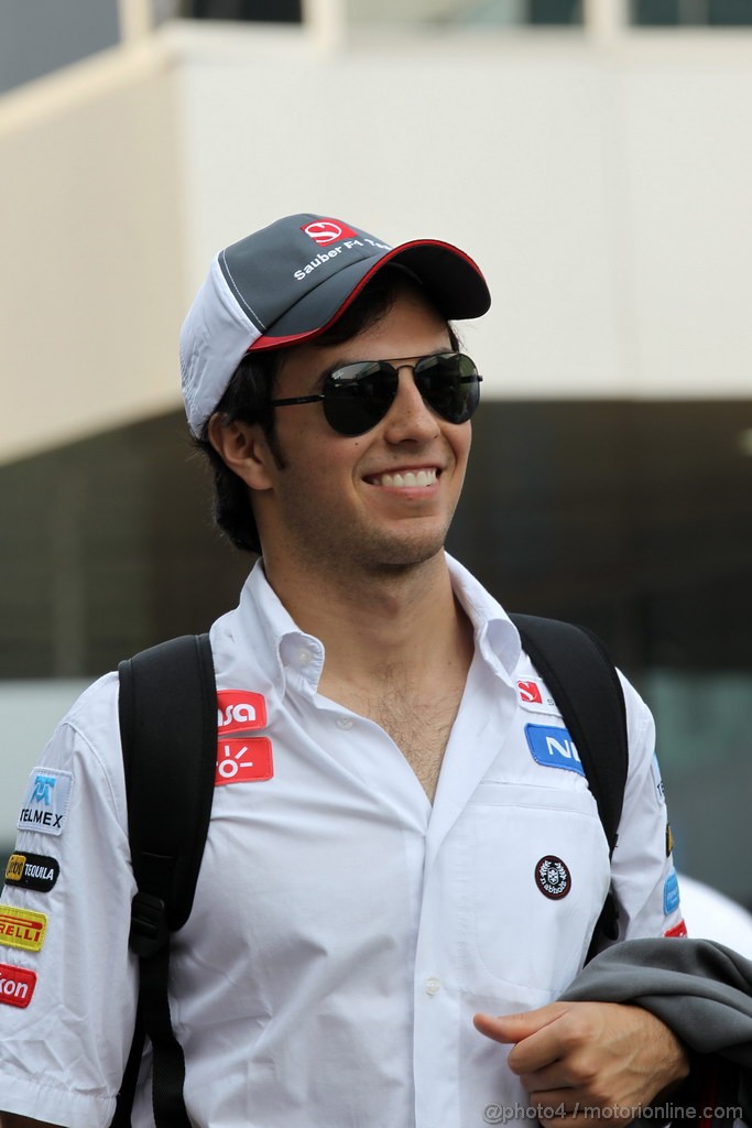 GP INDIA, 25.10.2012- Sergio Prez (MEX) Sauber F1 Team C31 