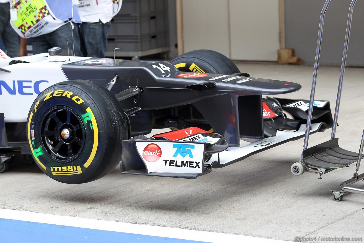 GP INDIA, 25.10.2012- Kamui Kobayashi (JAP) Sauber F1 Team C31 