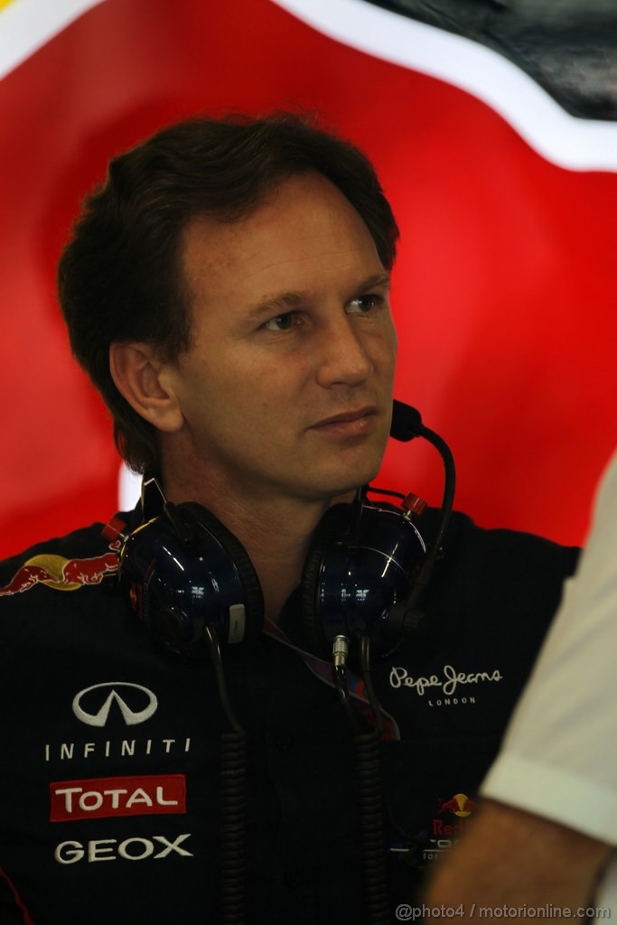 GP INDIA, 27.10.2012- Prove Libere 3, Christian Horner (GBR), Red Bull Racing, Sporting Director 