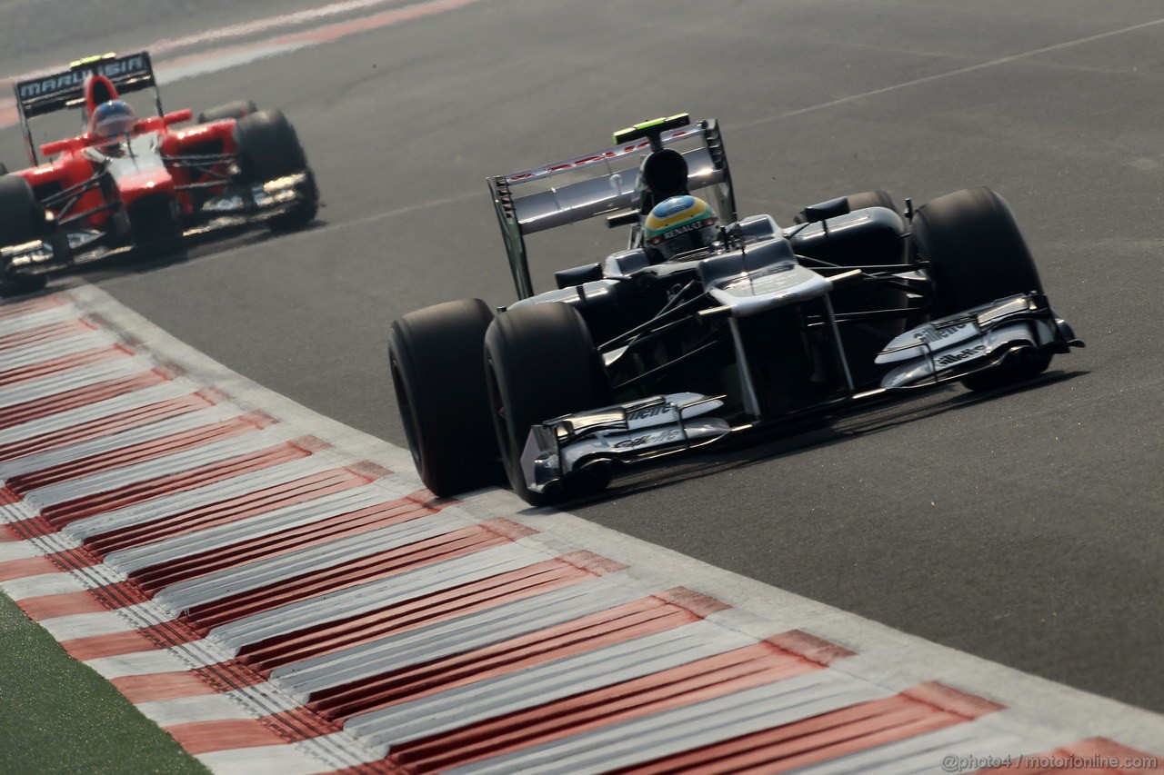 GP INDIA, 27.10.2012- Prove Libere 3, Bruno Senna (BRA) Williams F1 Team FW34 