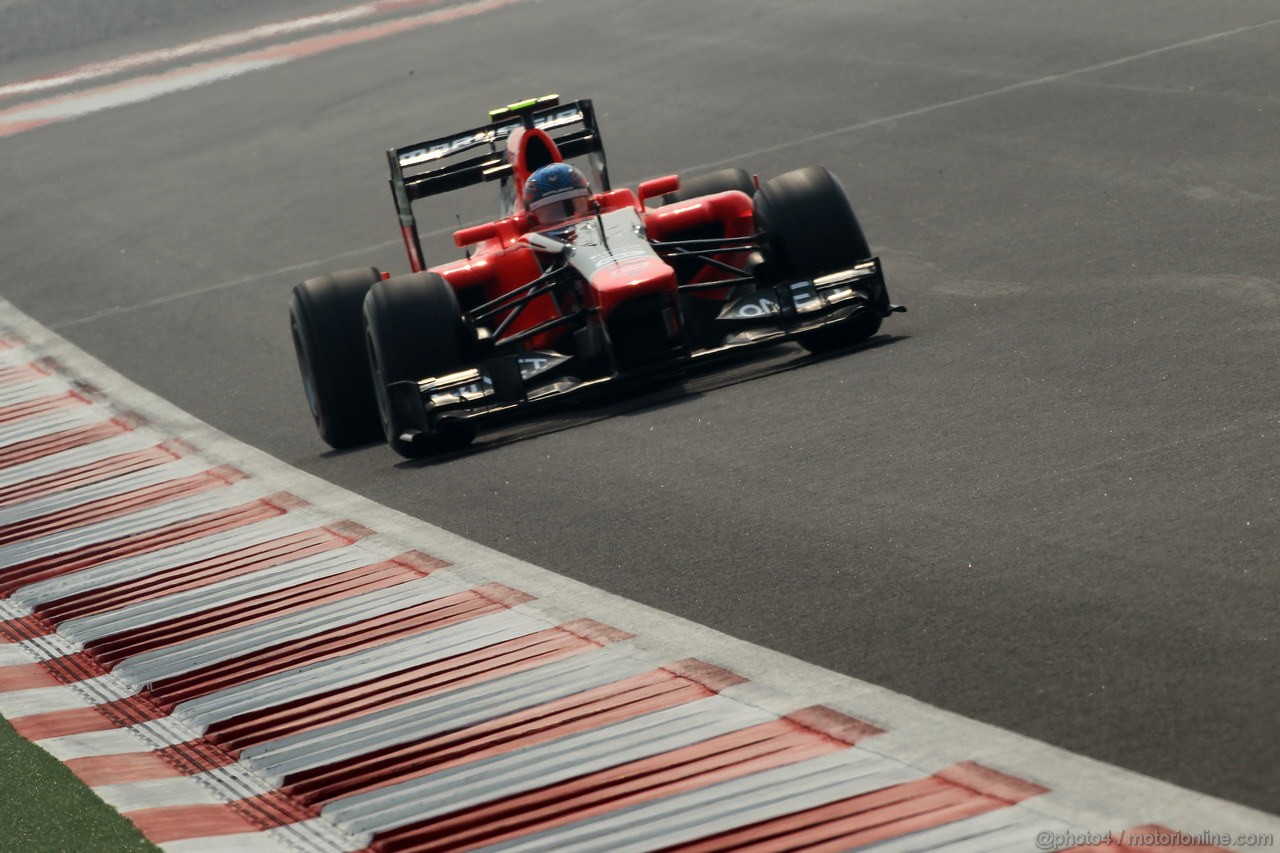 GP INDIA, 27.10.2012- Prove Libere 3, Charles Pic (FRA) Marussia F1 Team MR01 