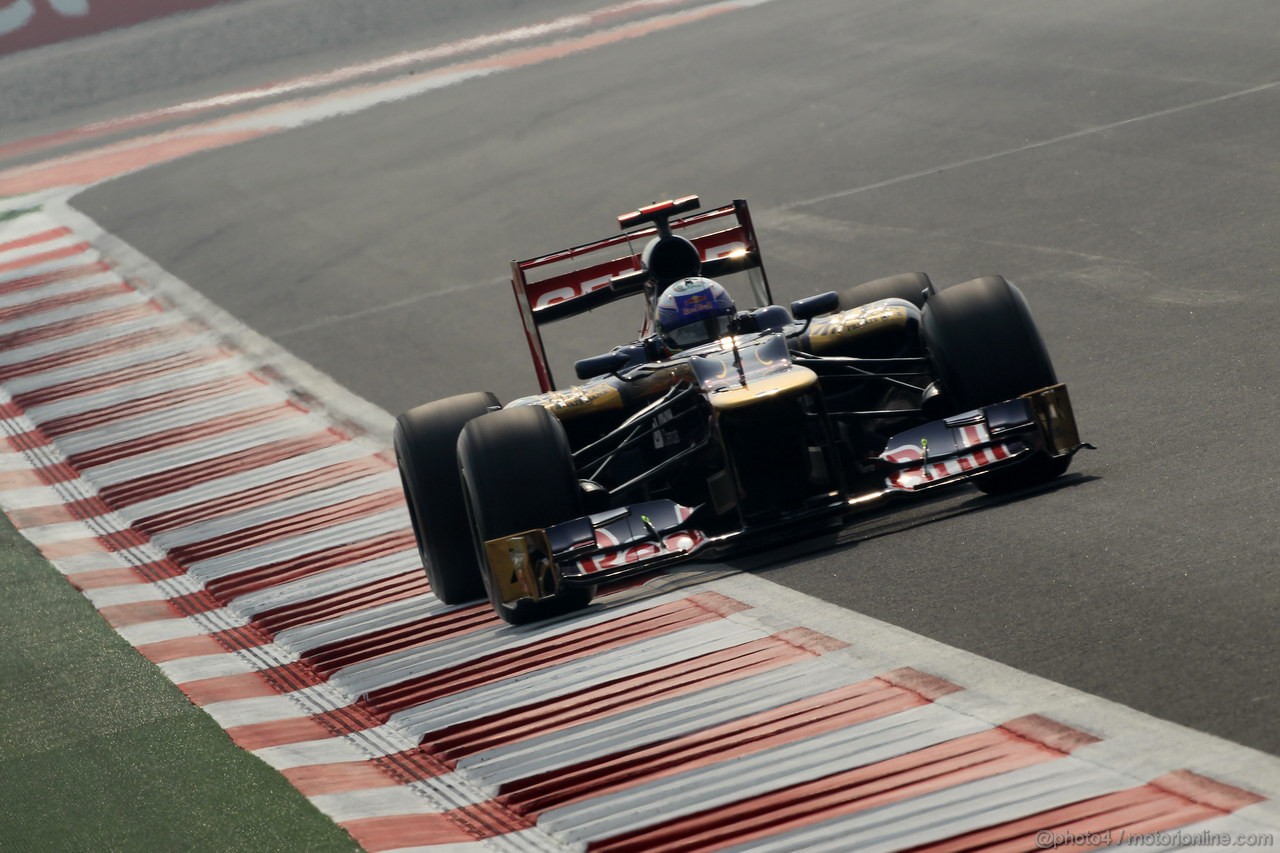 GP INDIA, 27.10.2012- Prove Libere 3, Daniel Ricciardo (AUS) Scuderia Toro Rosso STR7 