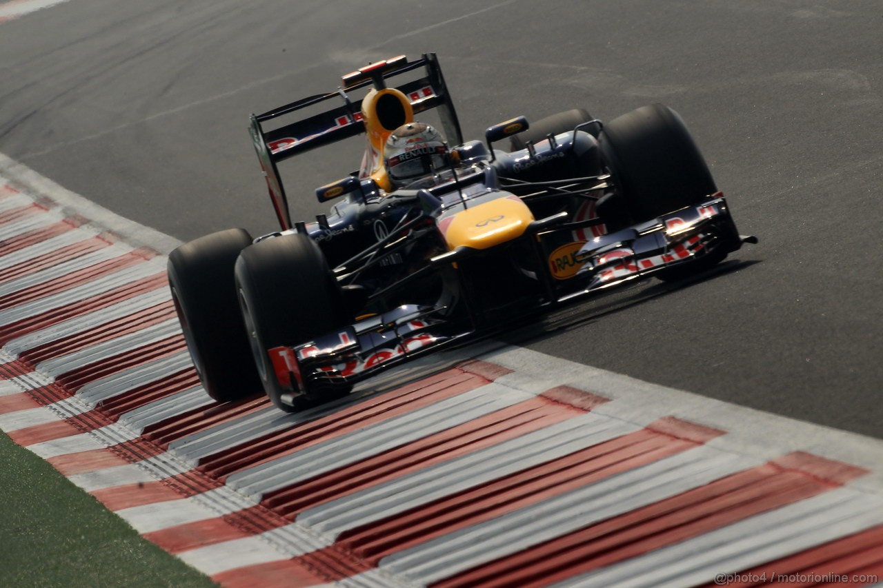 GP INDIA, 27.10.2012- Prove Libere 3, Sebastian Vettel (GER) Red Bull Racing RB8 