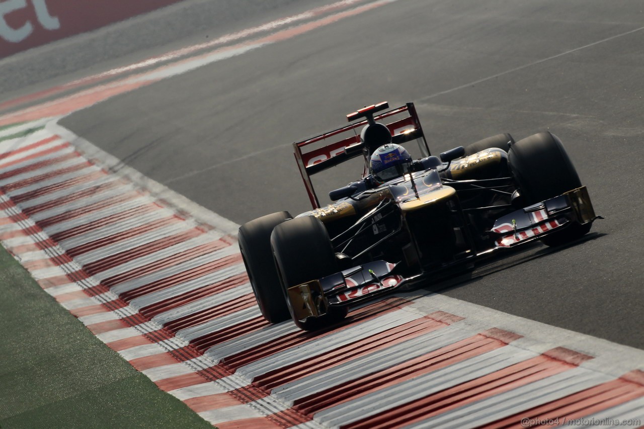 GP INDIA, 27.10.2012- Prove Libere 3, Daniel Ricciardo (AUS) Scuderia Toro Rosso STR7 