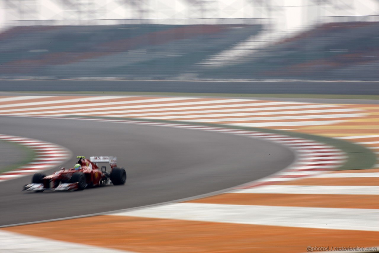 GP INDIA, 27.10.2012- Prove Libere 3, Felipe Massa (BRA) Ferrari F2012 