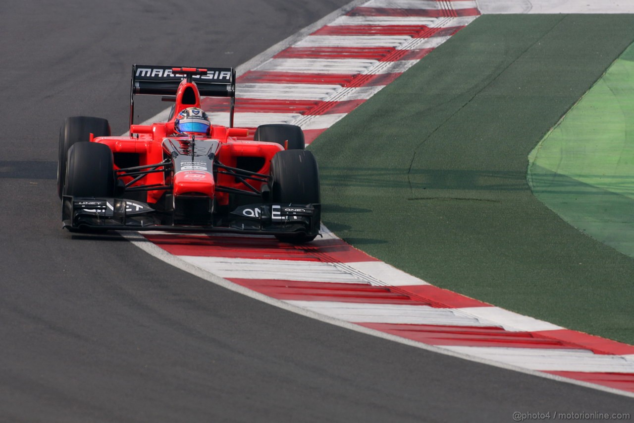 GP INDIA, 27.10.2012- Prove Libere 3, Timo Glock (GER) Marussia F1 Team MR01 