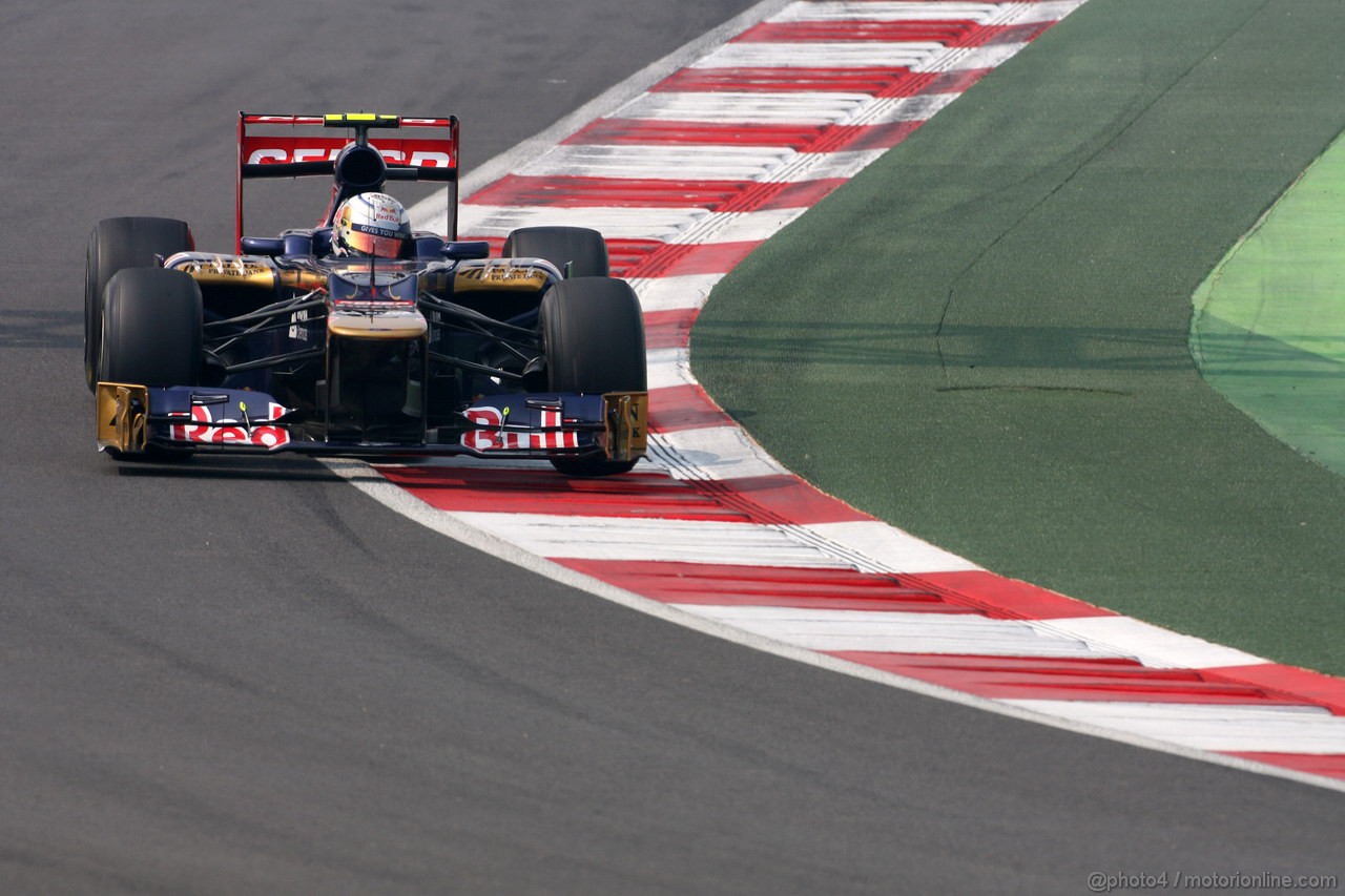 GP INDIA, 27.10.2012- Prove Libere 3, Jean-Eric Vergne (FRA) Scuderia Toro Rosso STR7 