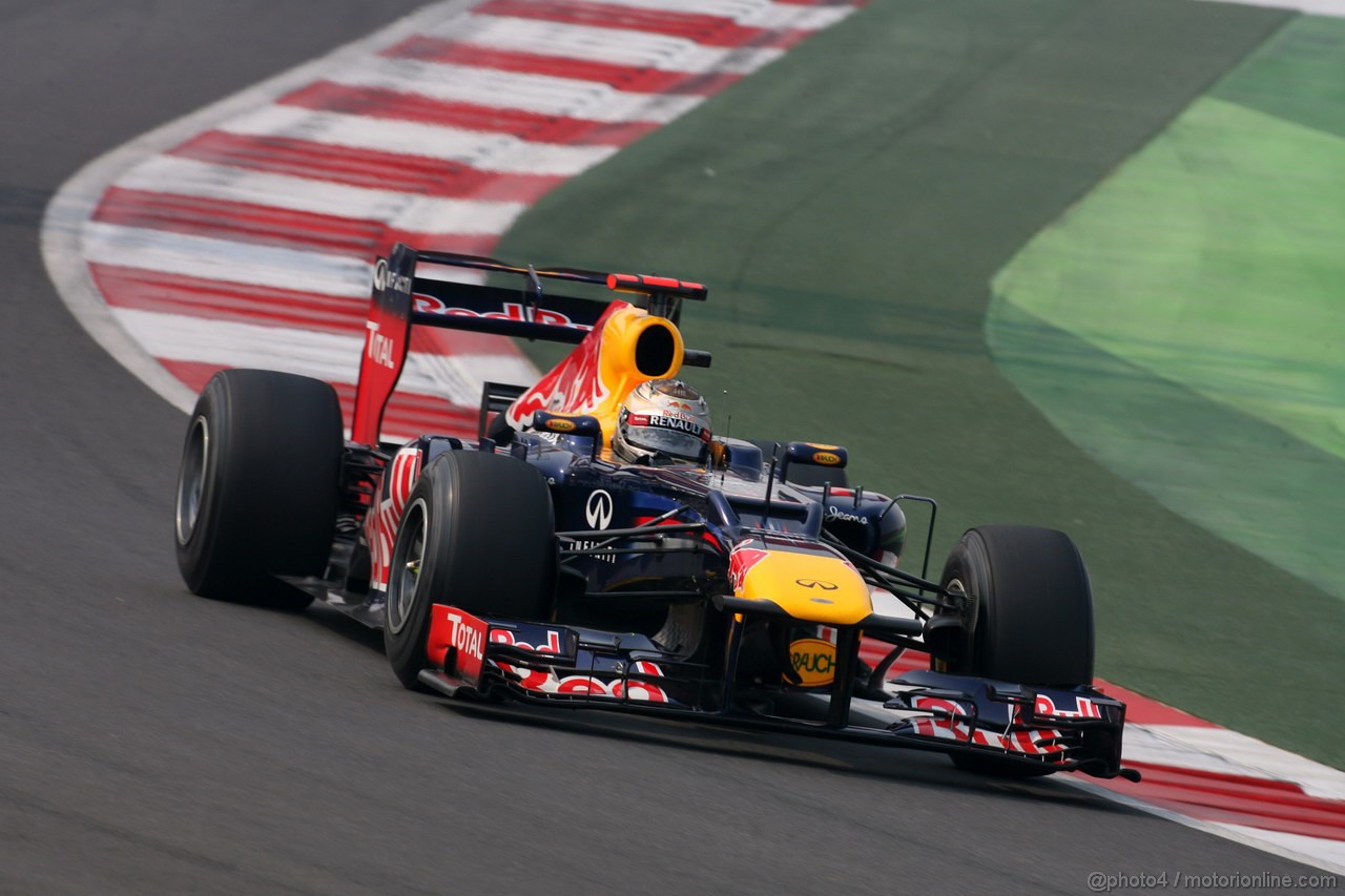 GP INDIA, 27.10.2012- Prove Libere 3, Sebastian Vettel (GER) Red Bull Racing RB8 