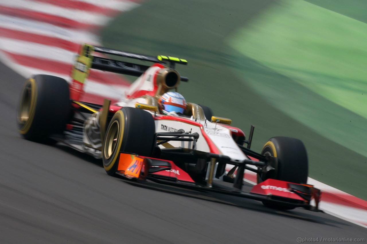 GP INDIA, 27.10.2012- Prove Libere 3, Narain Karthikeyan (IND) HRT Formula 1 Team F112 