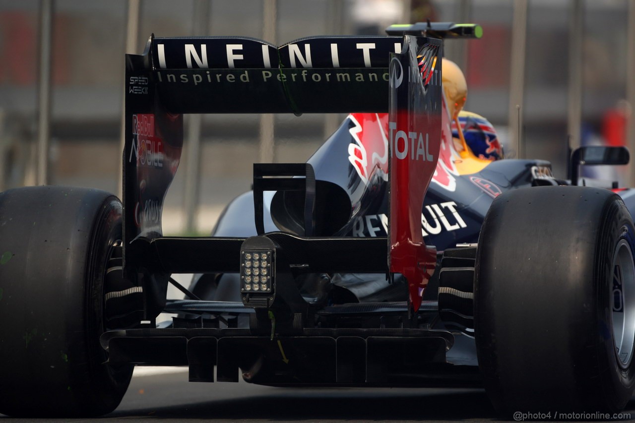 GP INDIA, 27.10.2012- Prove Libere 3, Mark Webber (AUS) Red Bull Racing RB8 