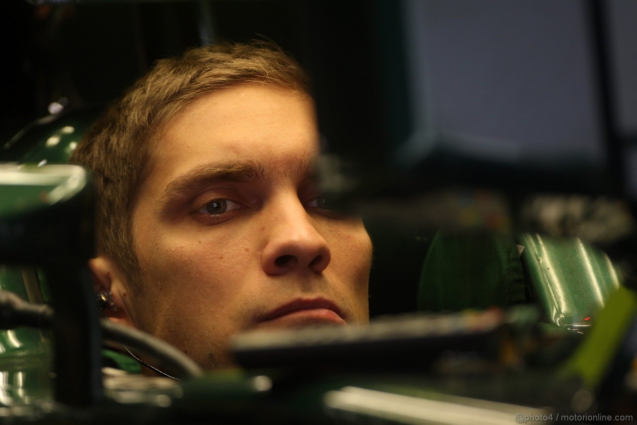 GP INDIA, 27.10.2012- Prove Libere 3, Vitaly Petrov (RUS) Caterham F1 Team CT01 