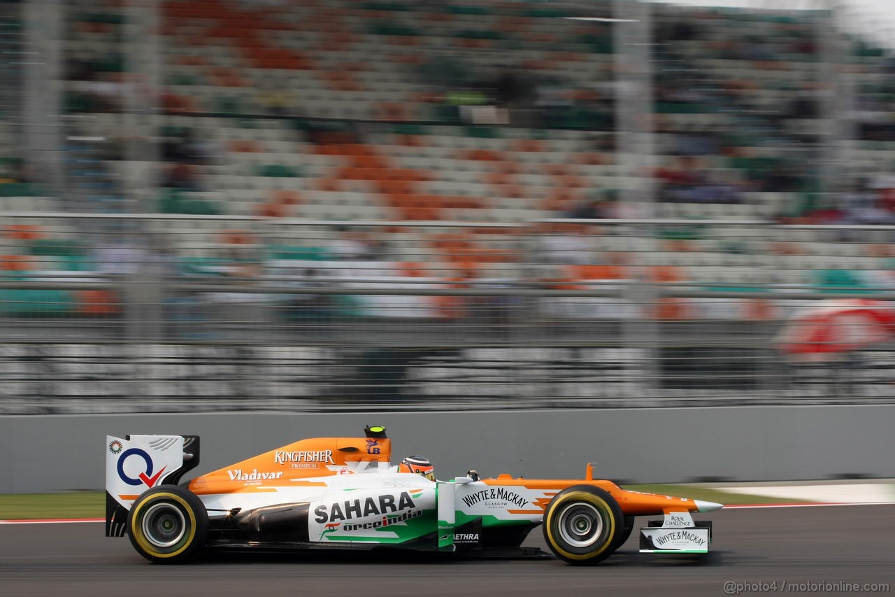 GP INDIA, 27.10.2012- Prove Libere 3, Nico Hulkenberg (GER) Sahara Force India F1 Team VJM05 