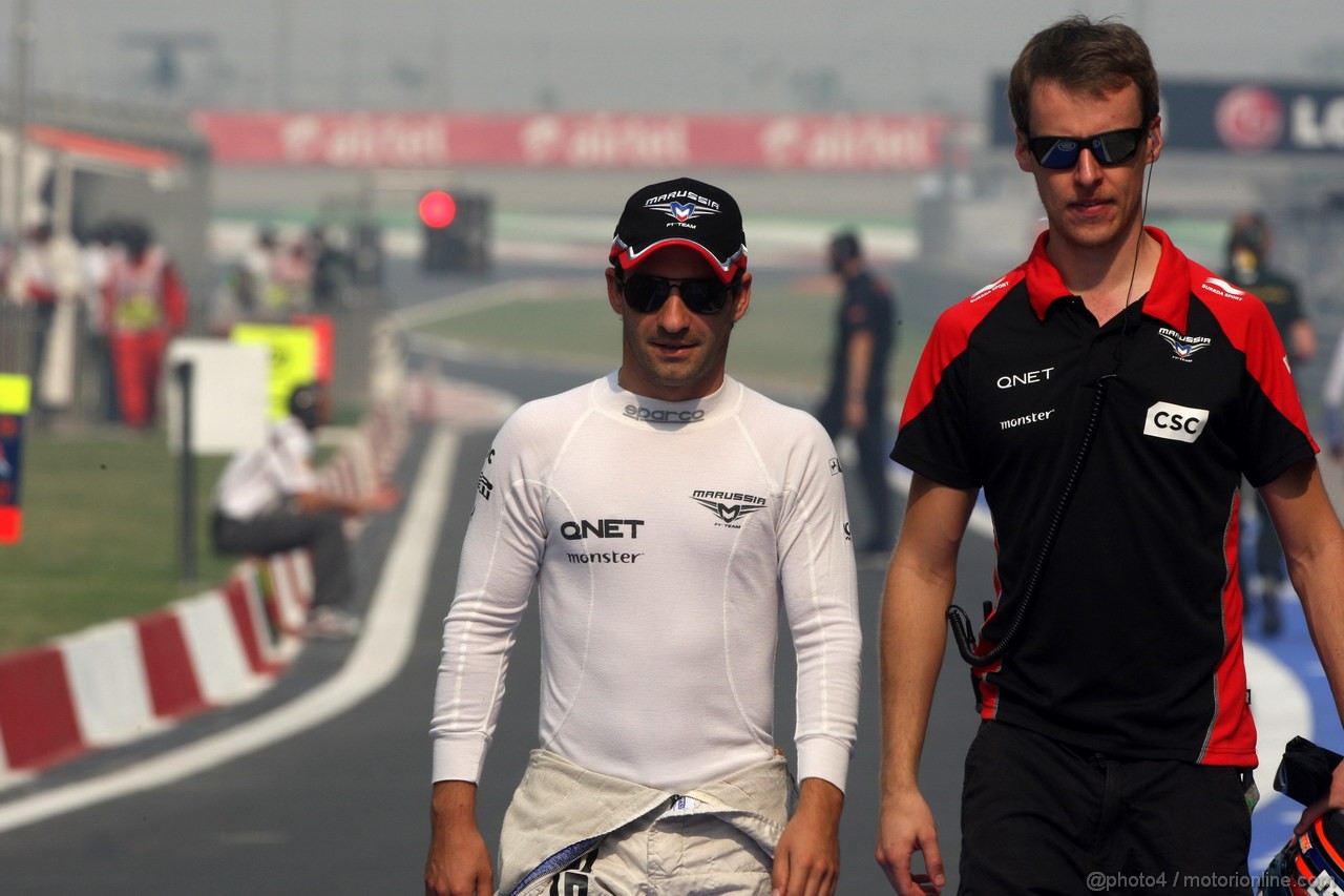 GP INDIA, 27.10.2012- Prove Libere 3, Timo Glock (GER) Marussia F1 Team MR01