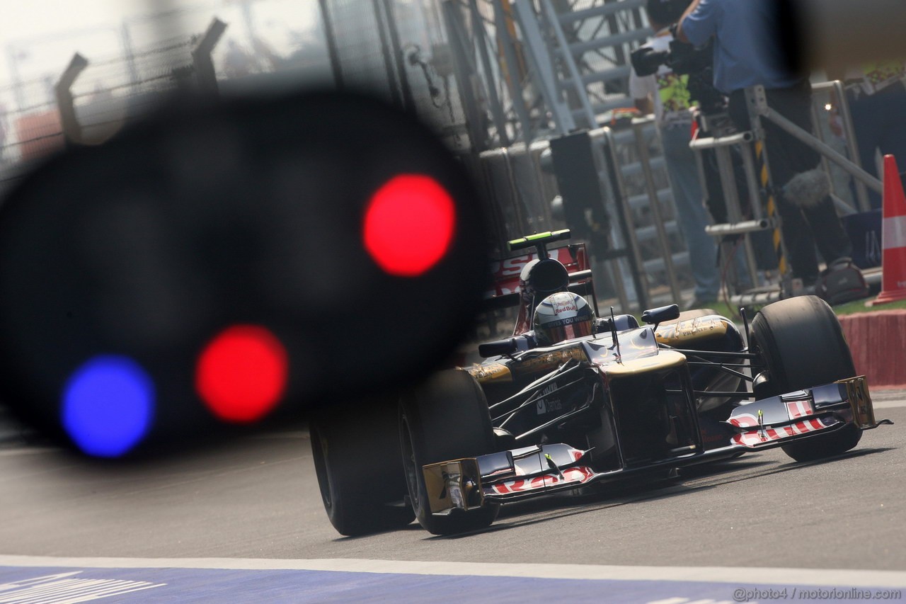 GP INDIA, 27.10.2012- Prove Libere 3, Jean-Eric Vergne (FRA) Scuderia Toro Rosso STR7 