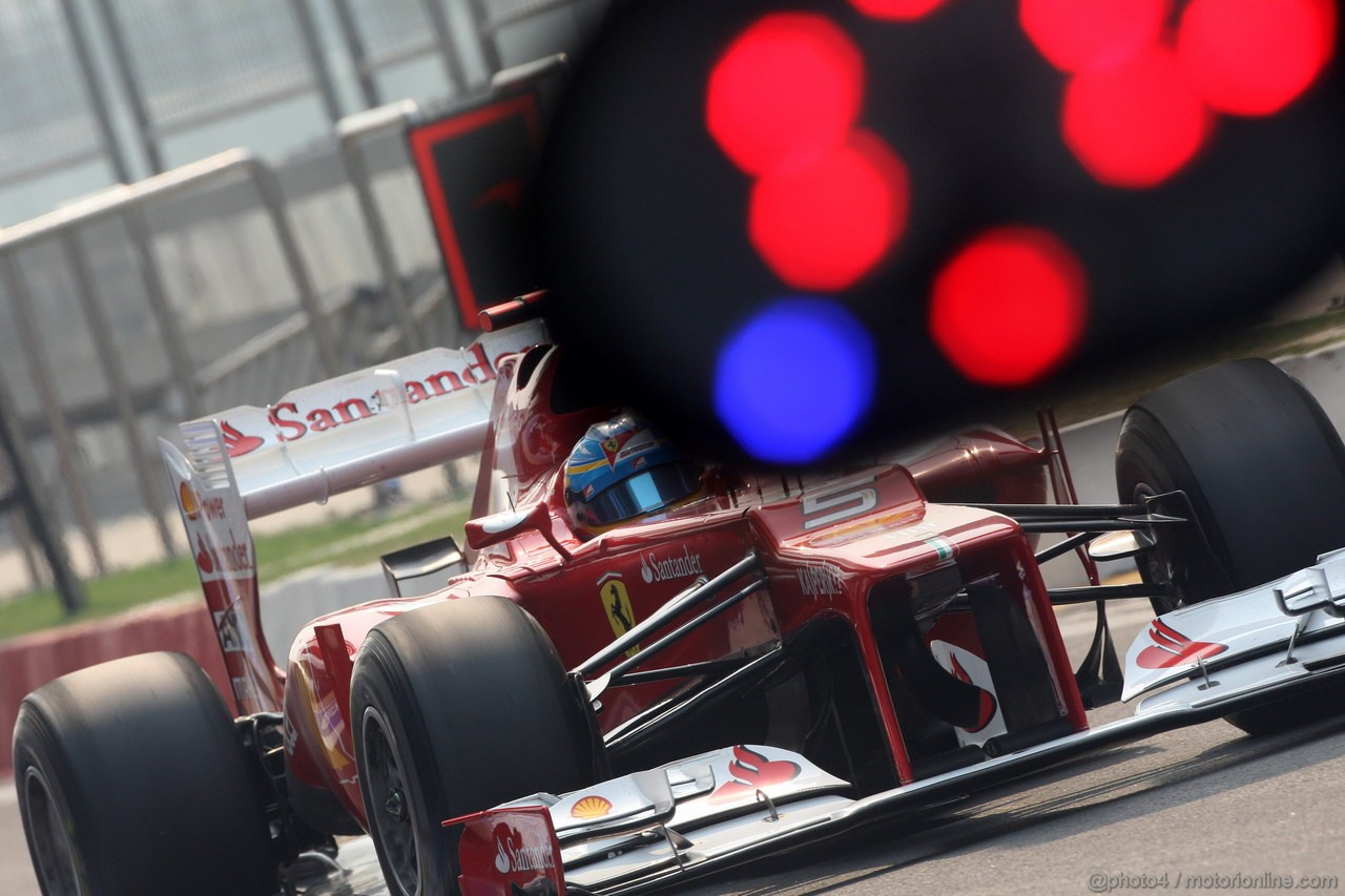 GP INDIA, 27.10.2012- Prove Libere 3, Fernando Alonso (ESP) Ferrari F2012