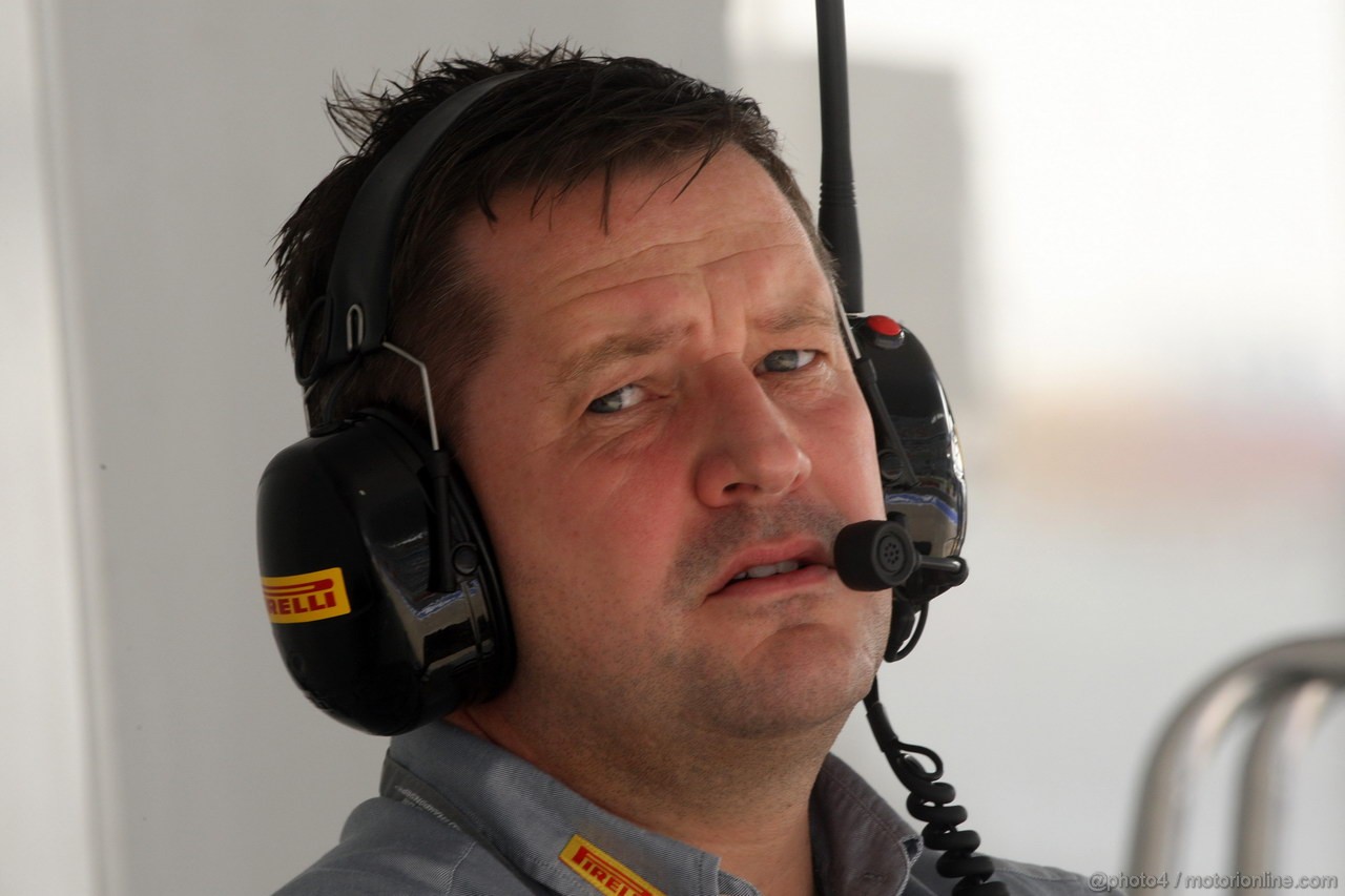 GP INDIA, 27.10.2012- Prove Libere 3, Paul Hembery, Pirelli Motorspor Director 