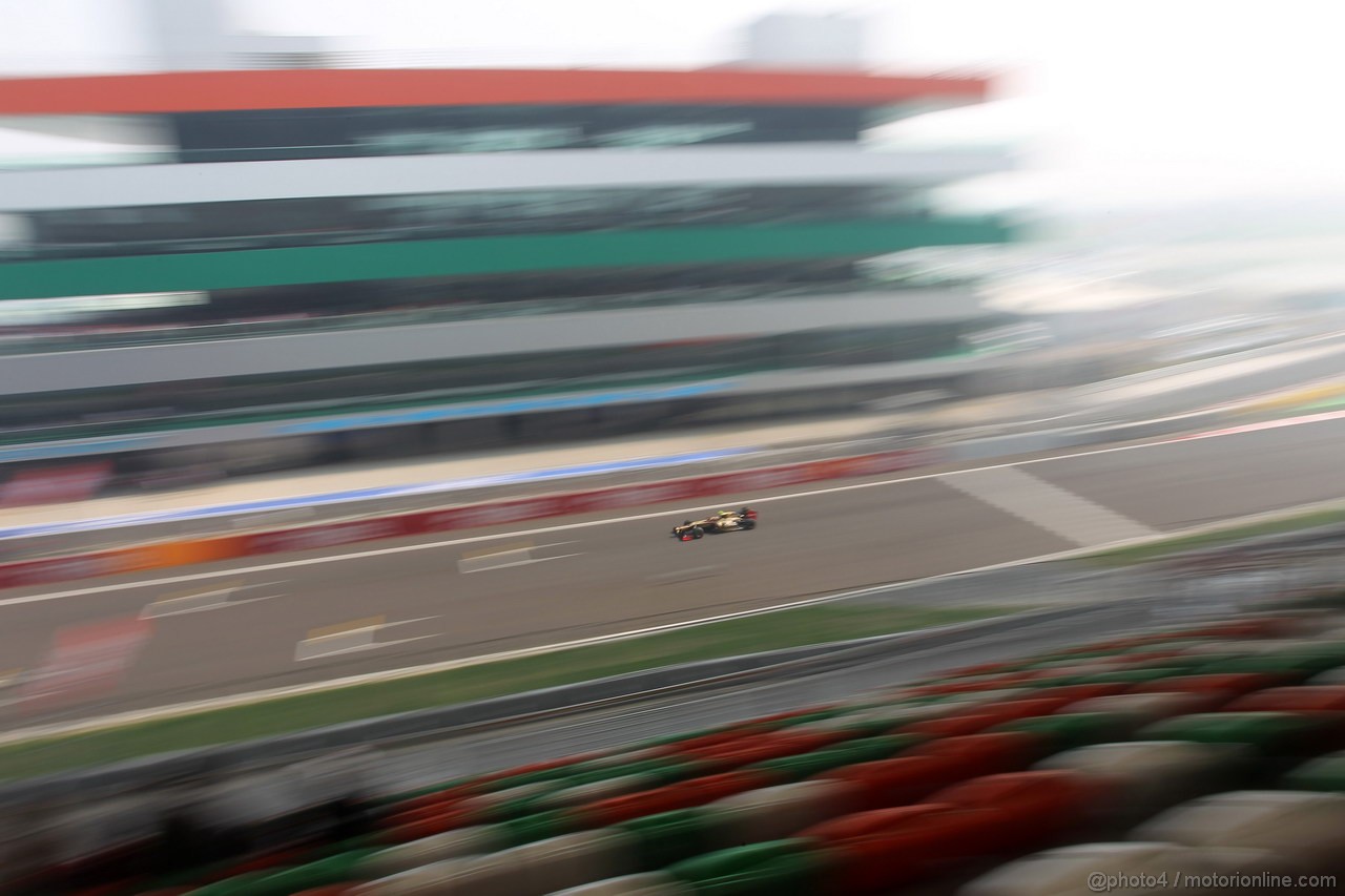 GP INDIA, 27.10.2012- Prove Libere 3, Romain Grosjean (FRA) Lotus F1 Team E20 