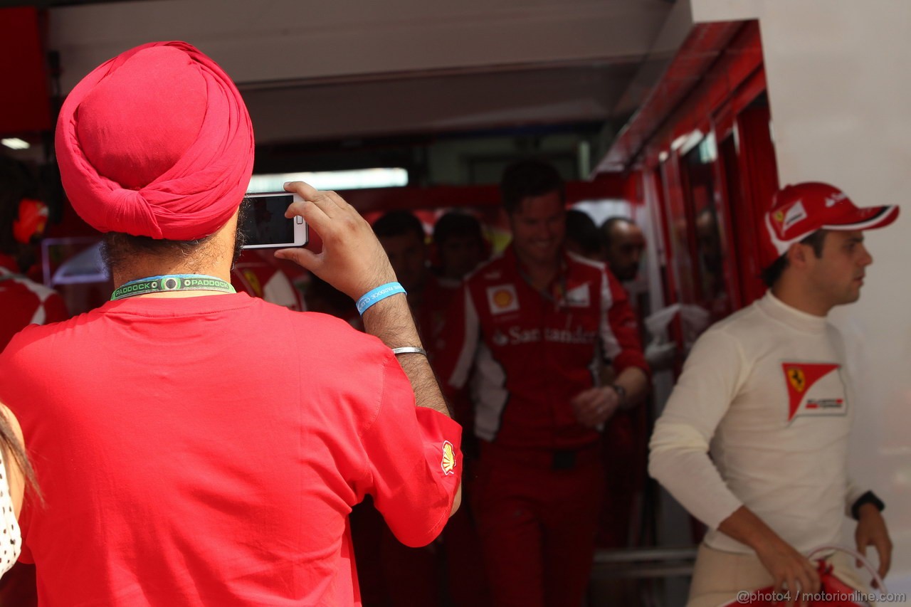 GP INDIA, 27.10.2012- Prove Libere 3, Felipe Massa (BRA) Ferrari F2012 