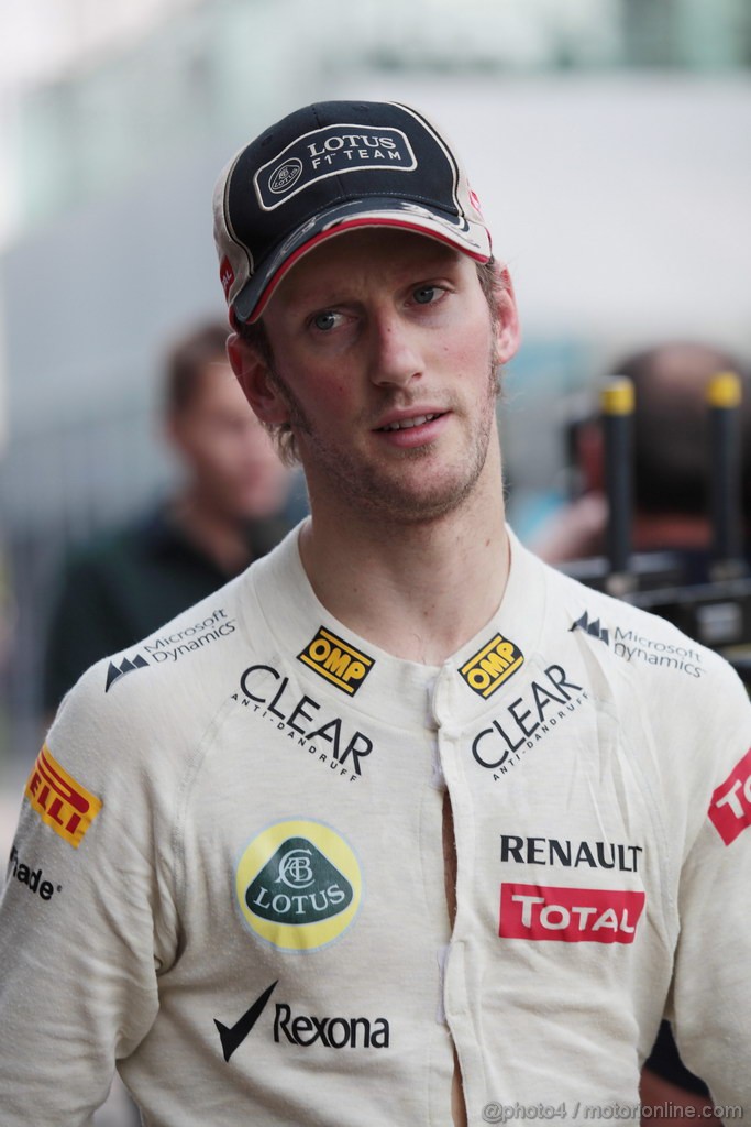 GP INDIA, 27.10.2012- Qualifiche, Romain Grosjean (FRA) Lotus F1 Team E20 